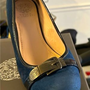 Vince Camuto Navy wedge
